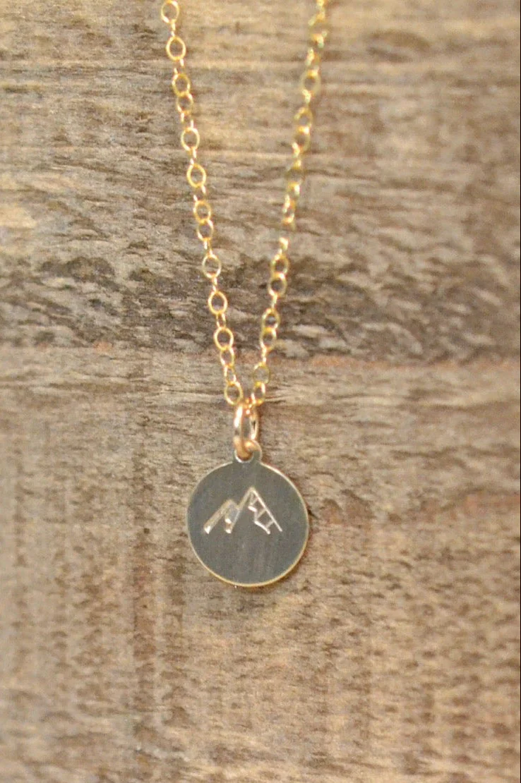 Alpine Peak Necklace Gold Filled