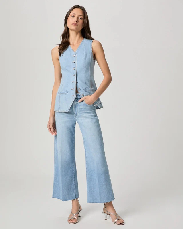 Anessa Wide Leg Jean In Tune Distressed - Image 5