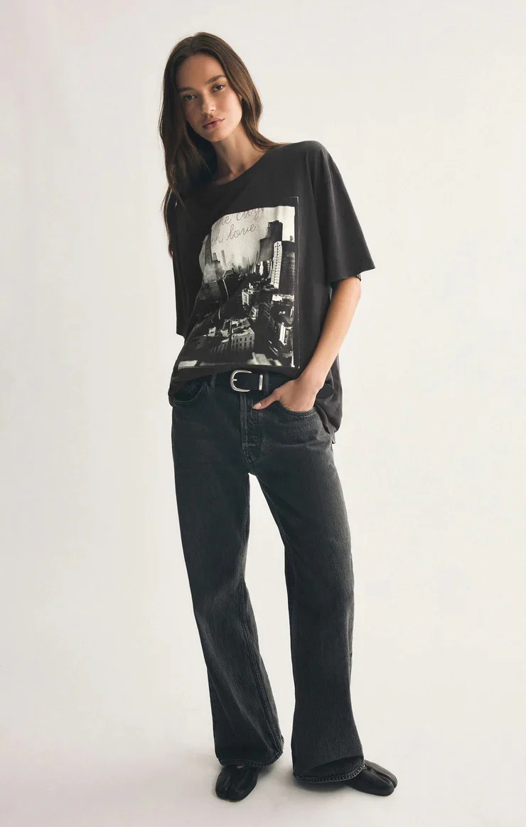 Big Apple City Tee Black Sand - Image 3