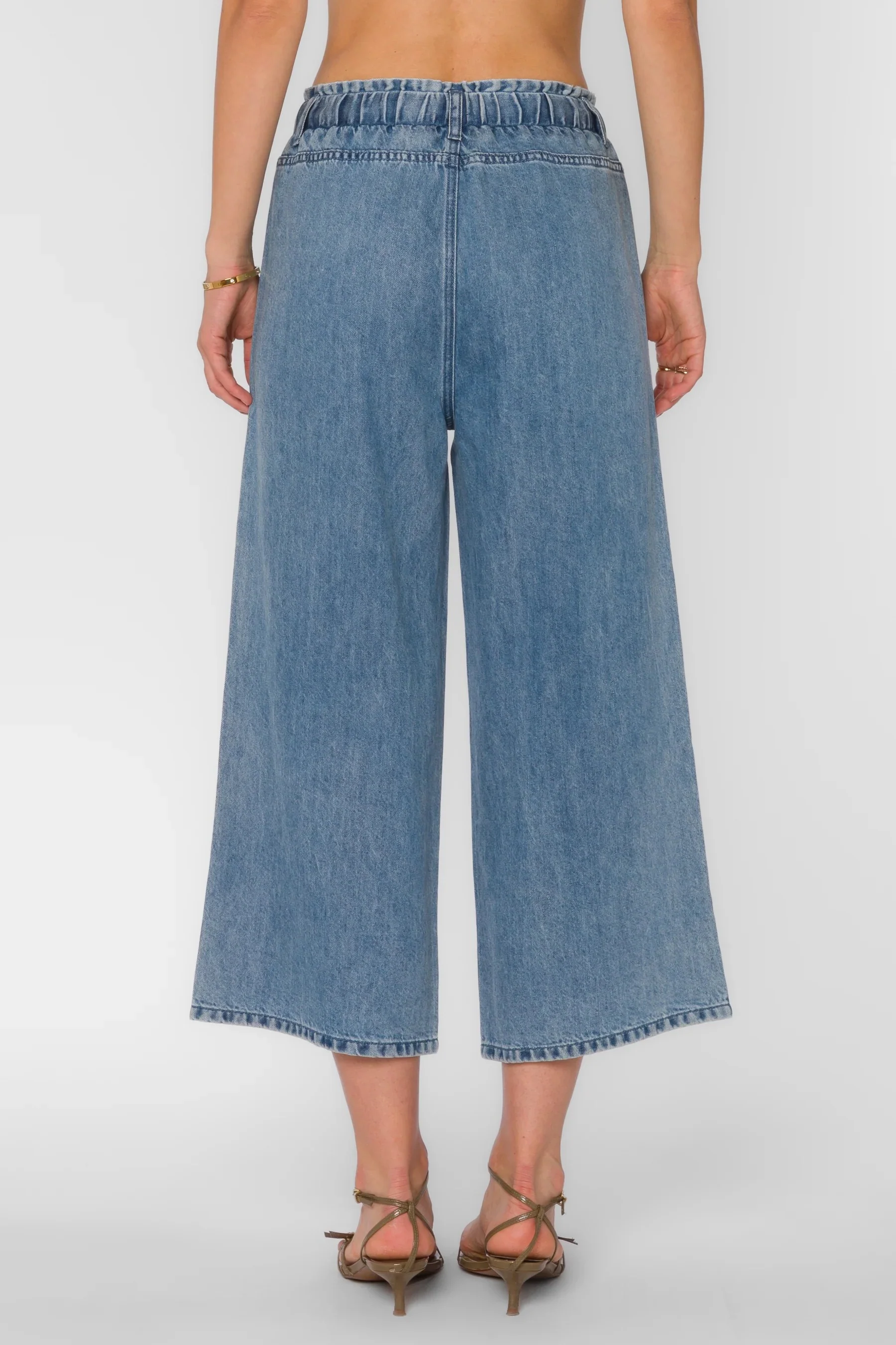 Claudette Pull On Pant Vintage Havana Blue - Image 3
