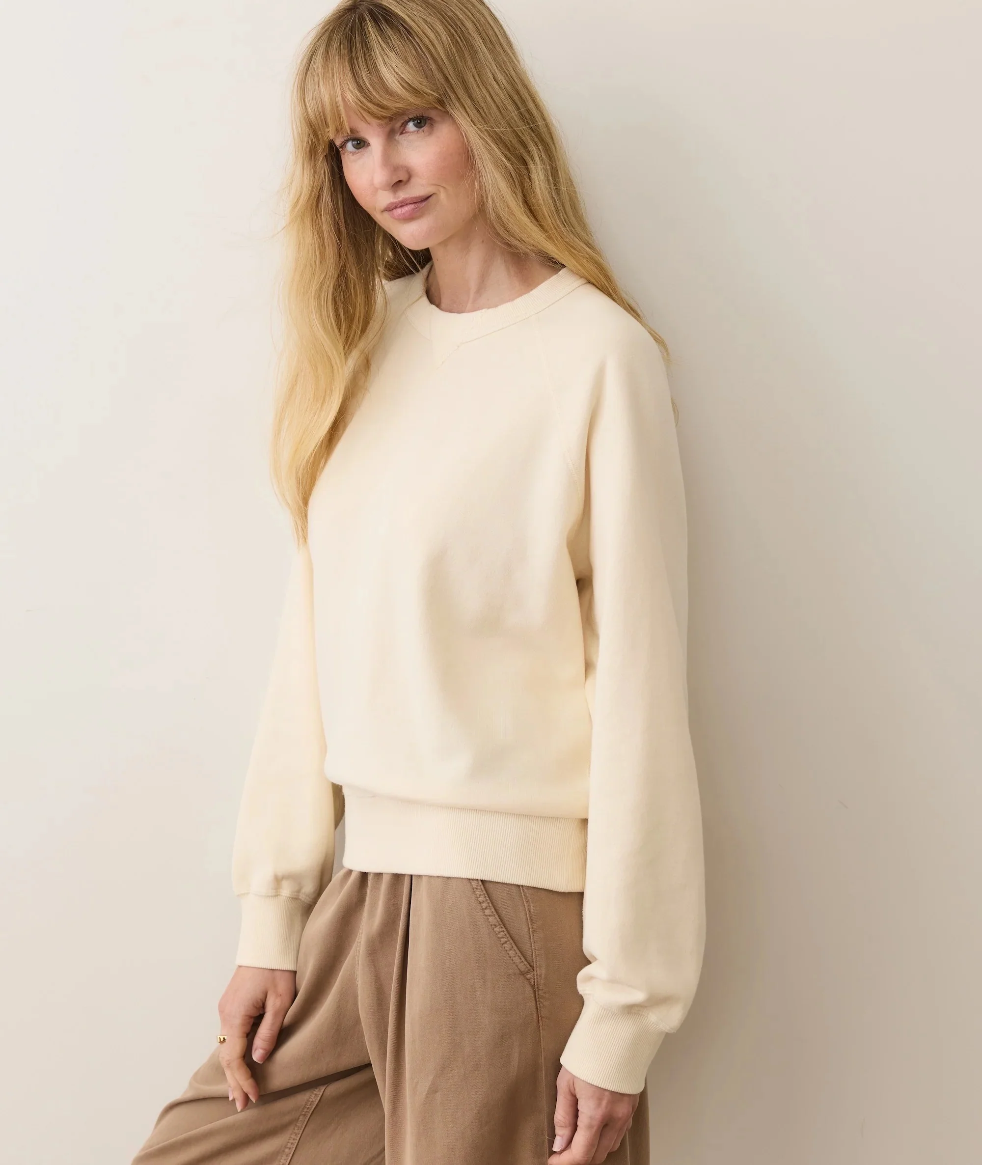 Cloud 9 Fleece Sweatshirt Antique White - Image 2