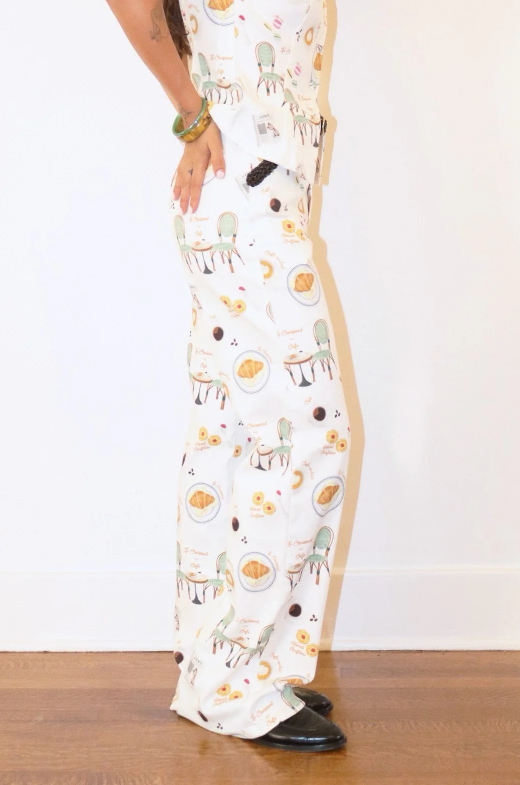 Croissant Cafe Pants Cream - Image 2