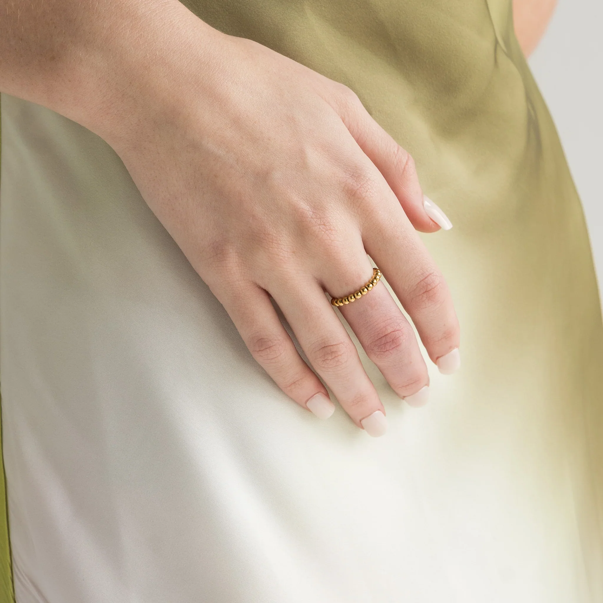 Elastic Beaded Ring - Image 2