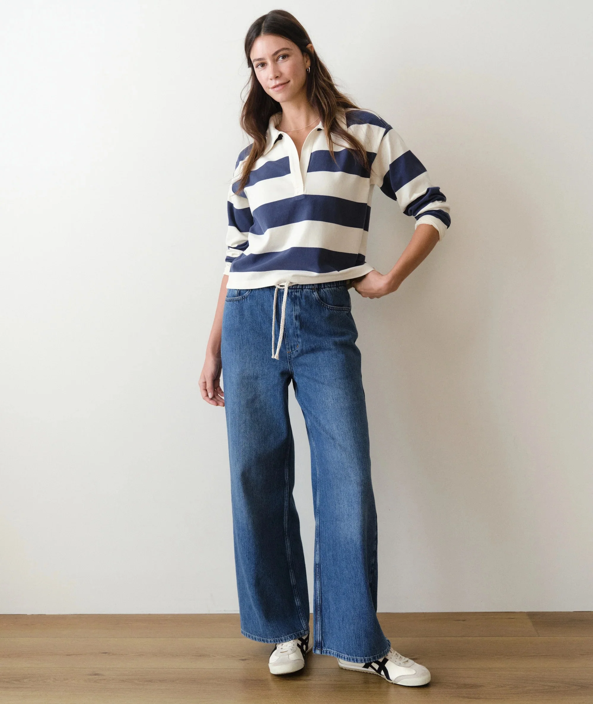 Ella Wide Leg Pant Medium Wash - Image 2