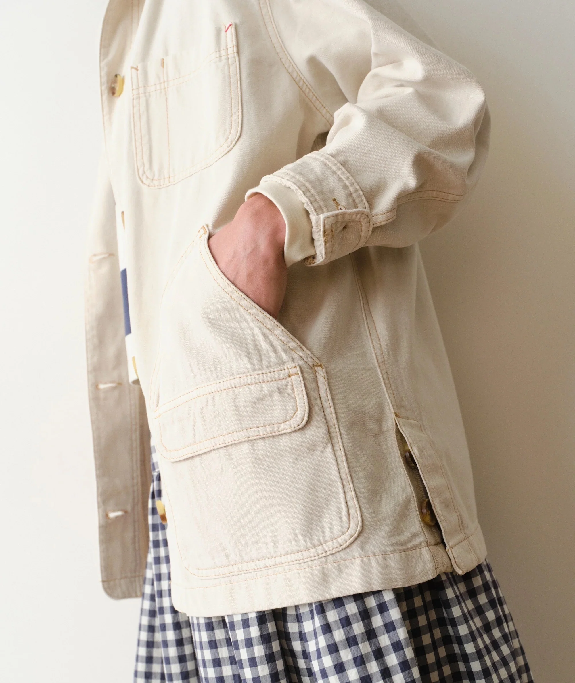 Finley Barn Jacket Stone - Image 3