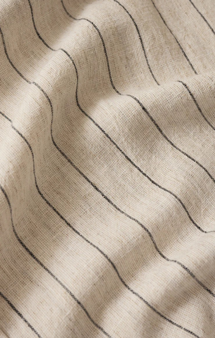 Henri Striped Wide Leg Pant Linen - Image 3