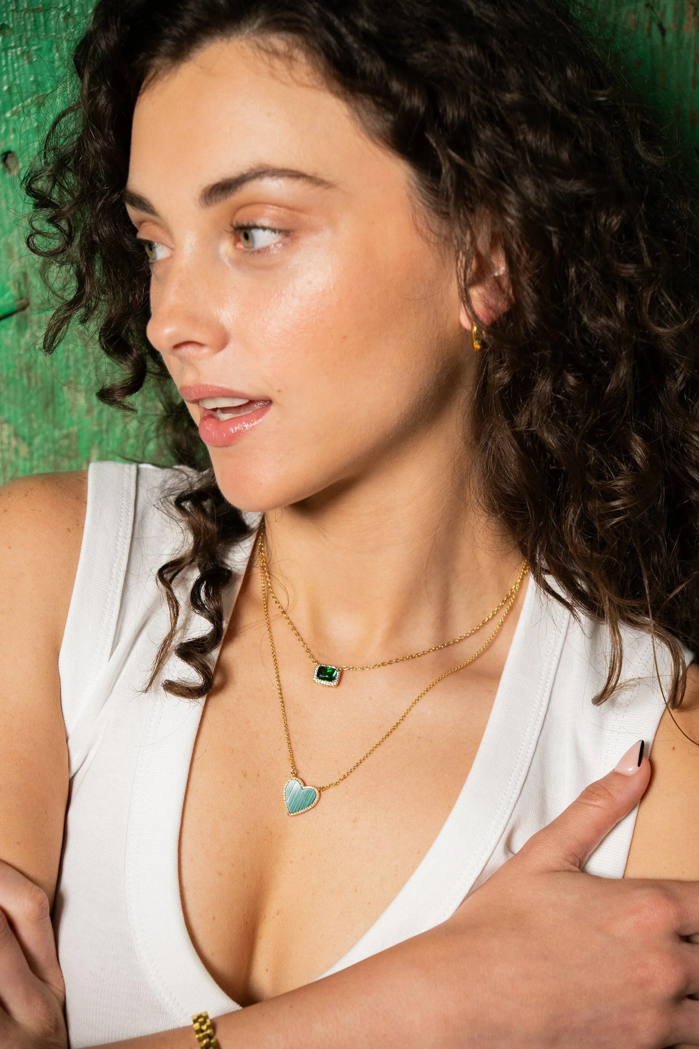 Luxe Emerald Necklace - Image 3