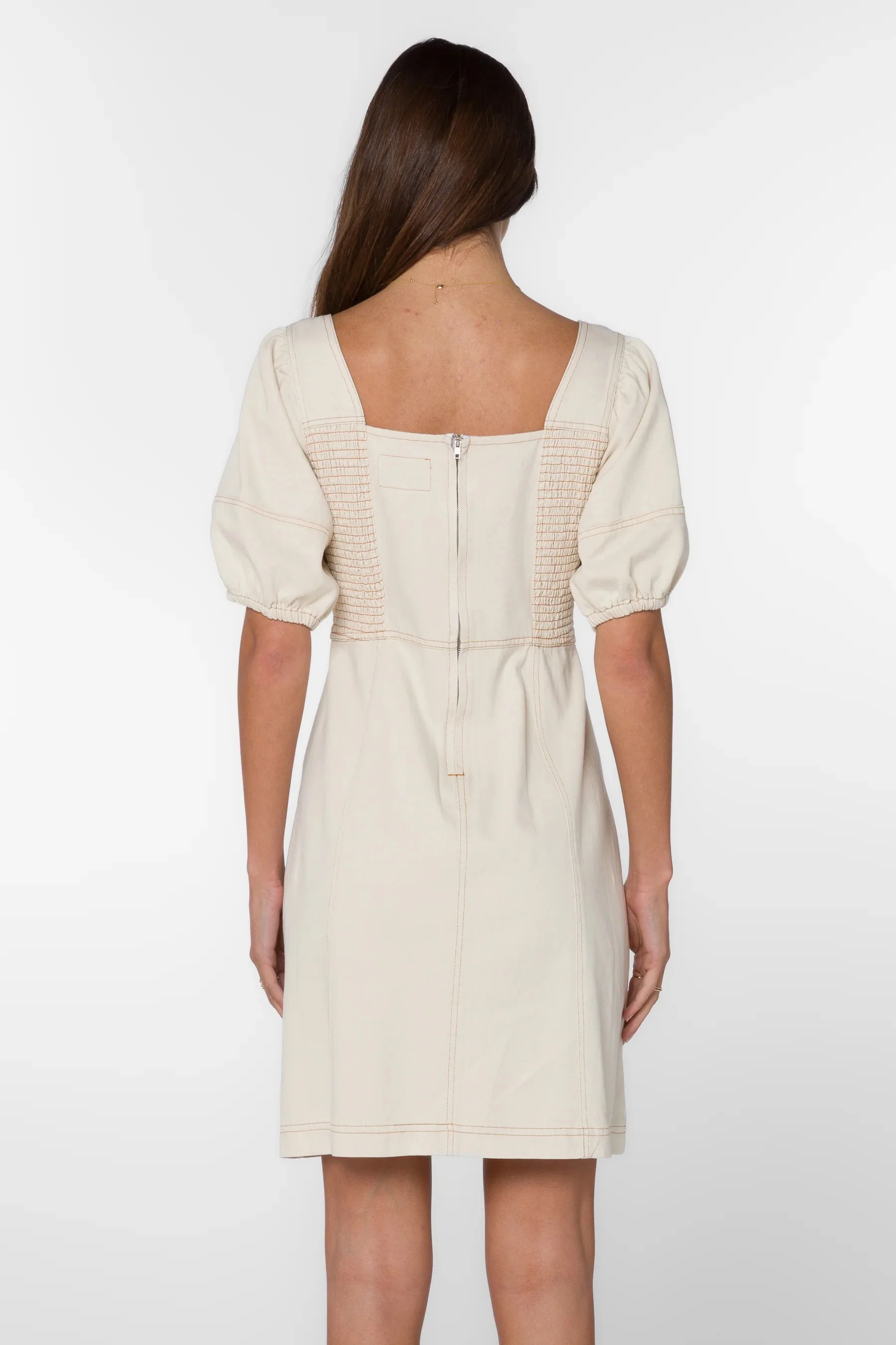 Miko Dress Ivory - Image 3