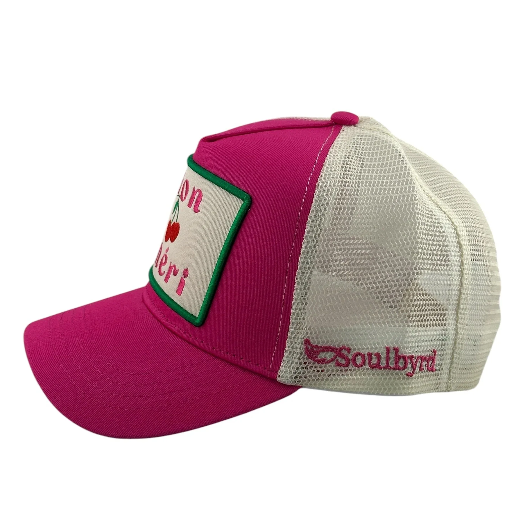 Mon Cheri Trucker Hat Pink - Image 2