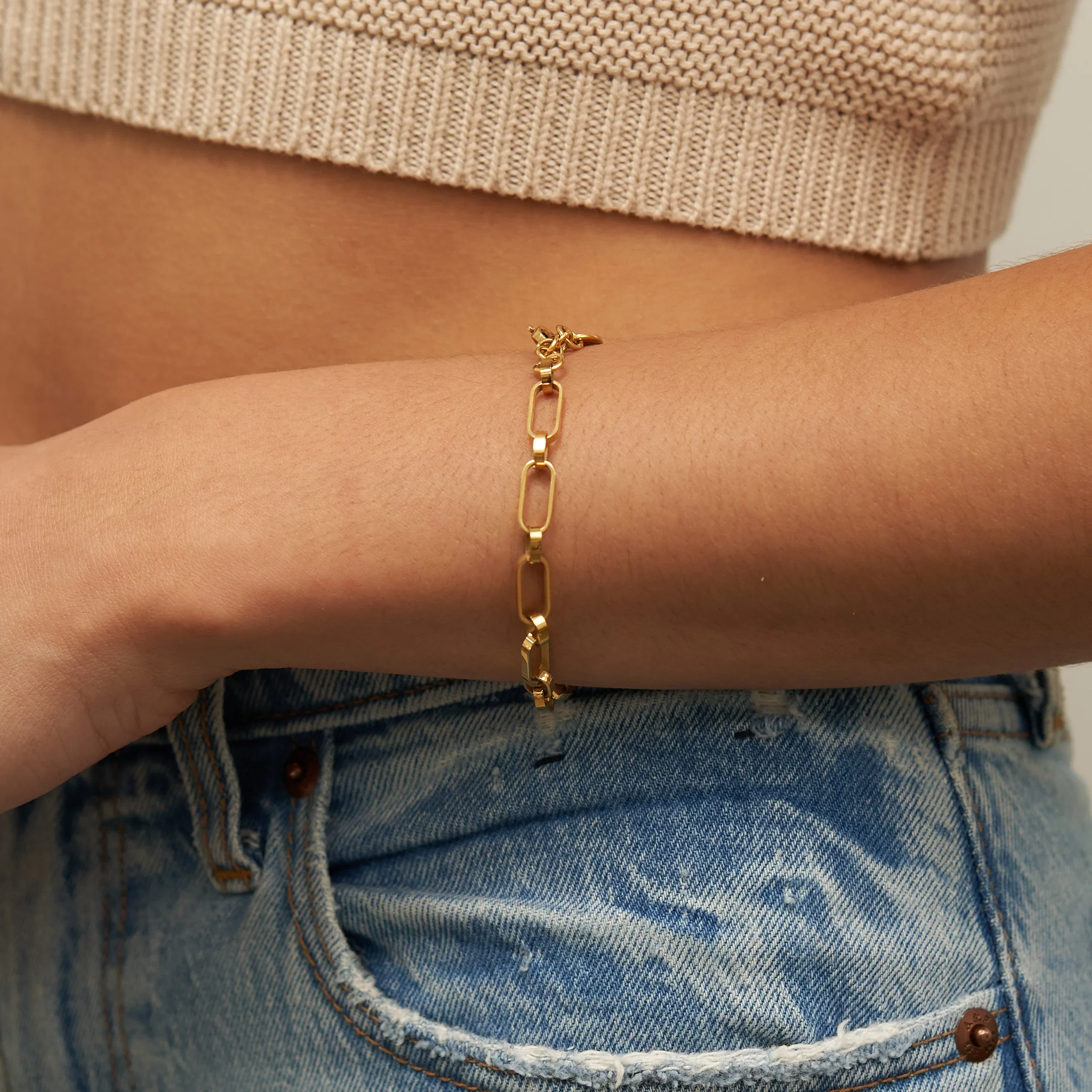 Oval Links Bracelet - Image 2