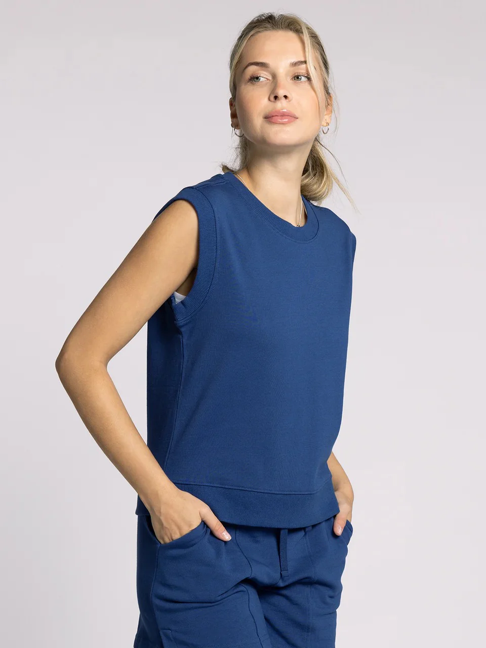 Paulie Top Navy - Image 2