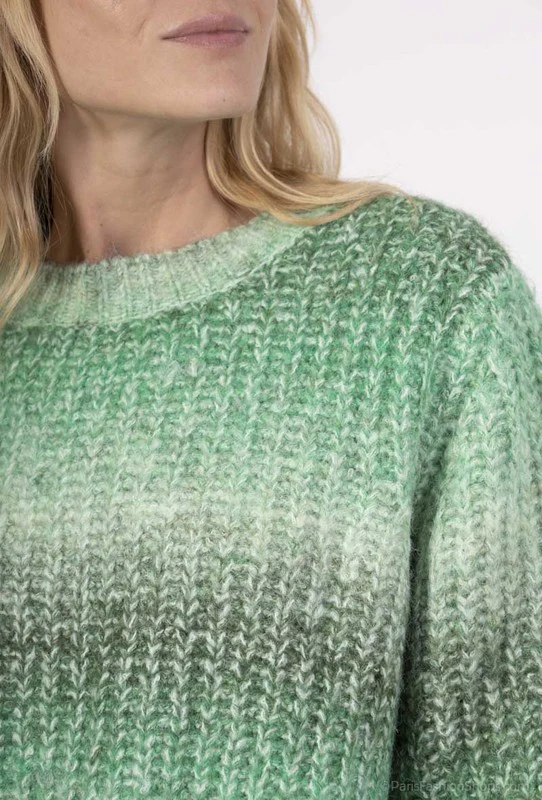 Piper Crew Neck Sweater Green Multi OSFM - Image 4