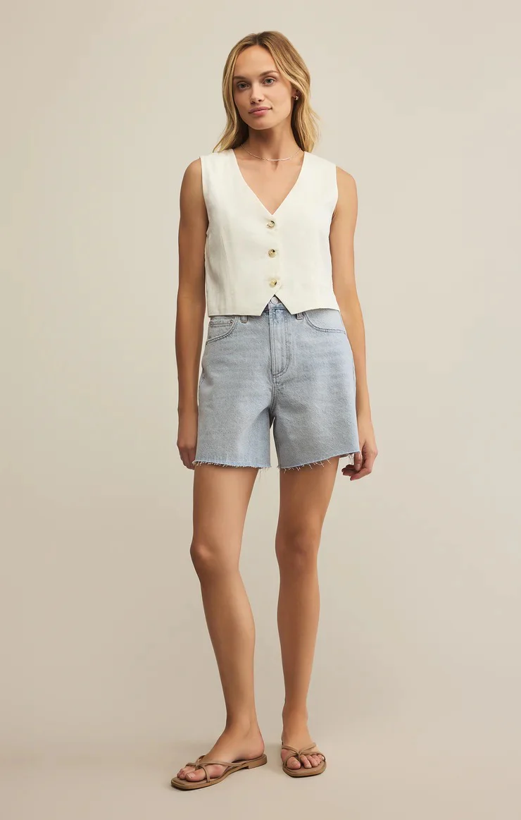 Porter Denim Short Faded Indigo - Image 3