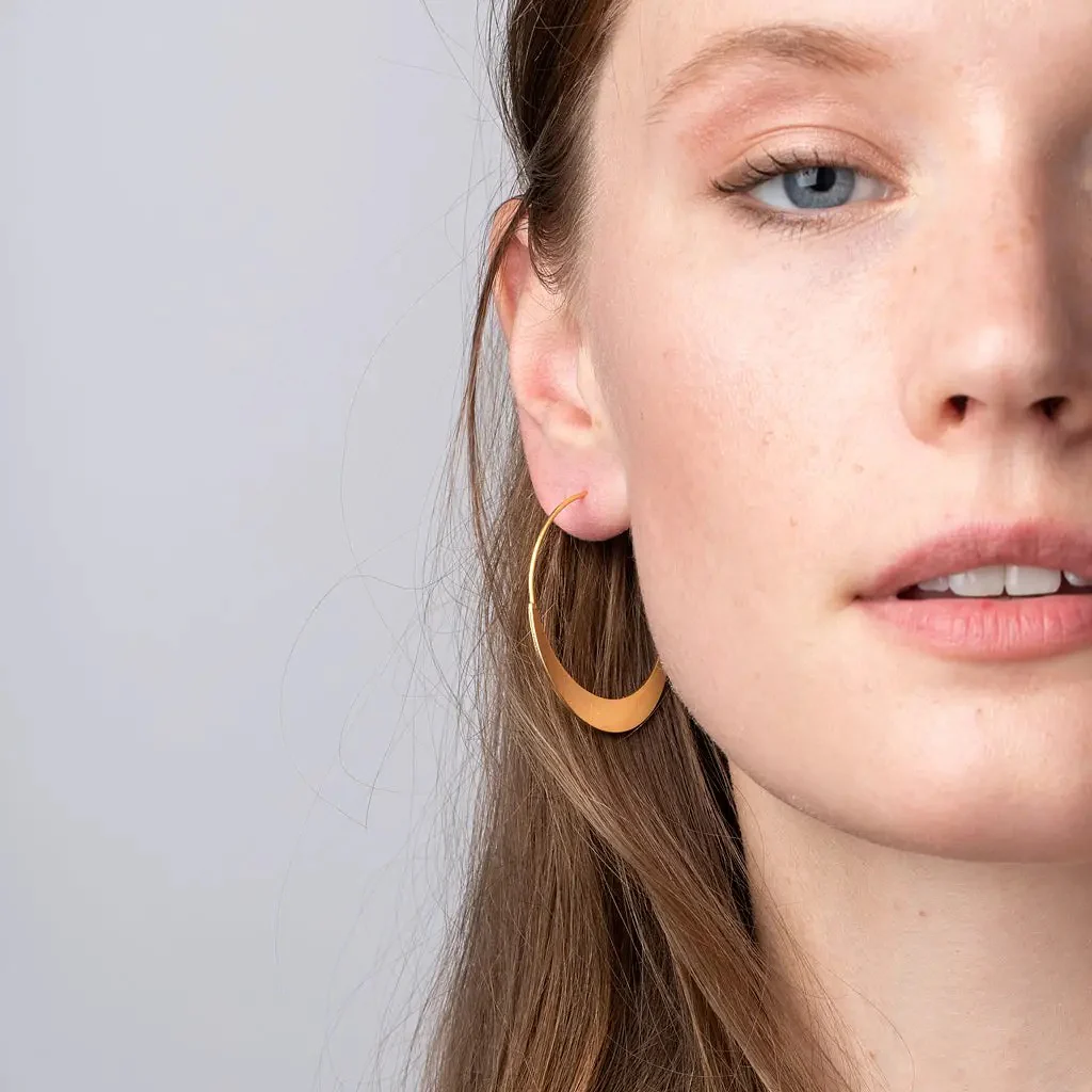 Refined - Crescent Hoop / Gold Vermeil - Image 2