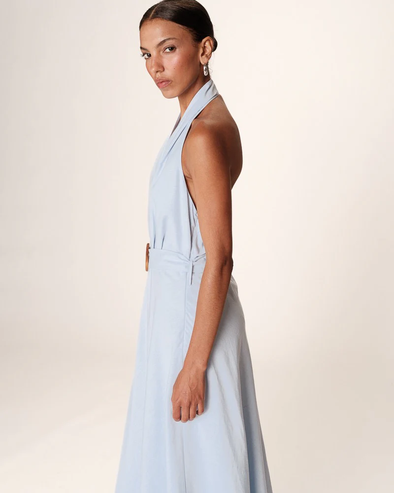 Rosamour Backless Dress Bleu - Image 2