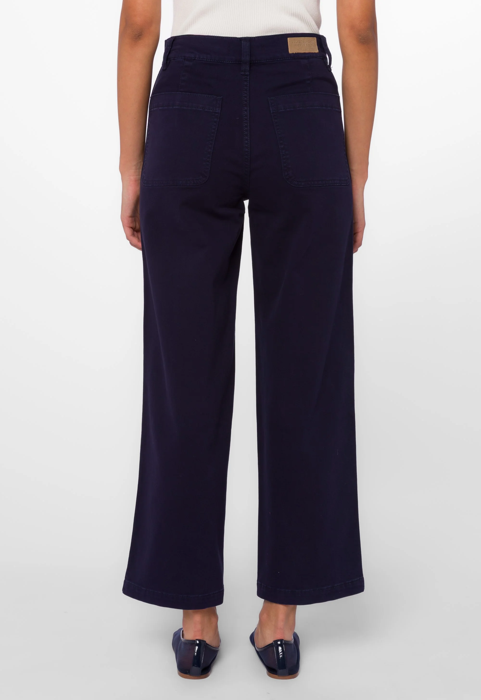 Rosita High Rise Wide Leg Pant Midnight - Image 2