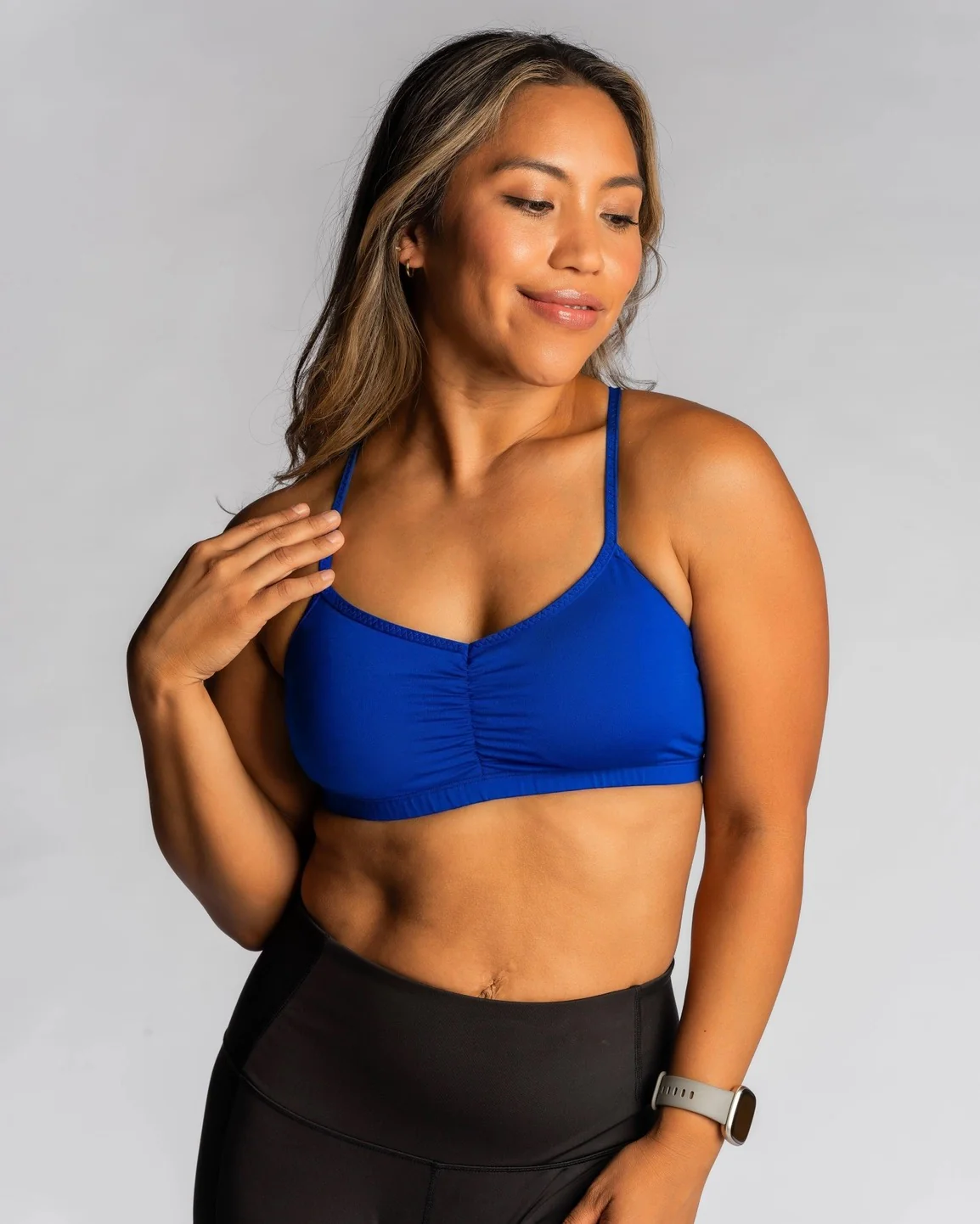 Sapphire Blue Adjustable Bra