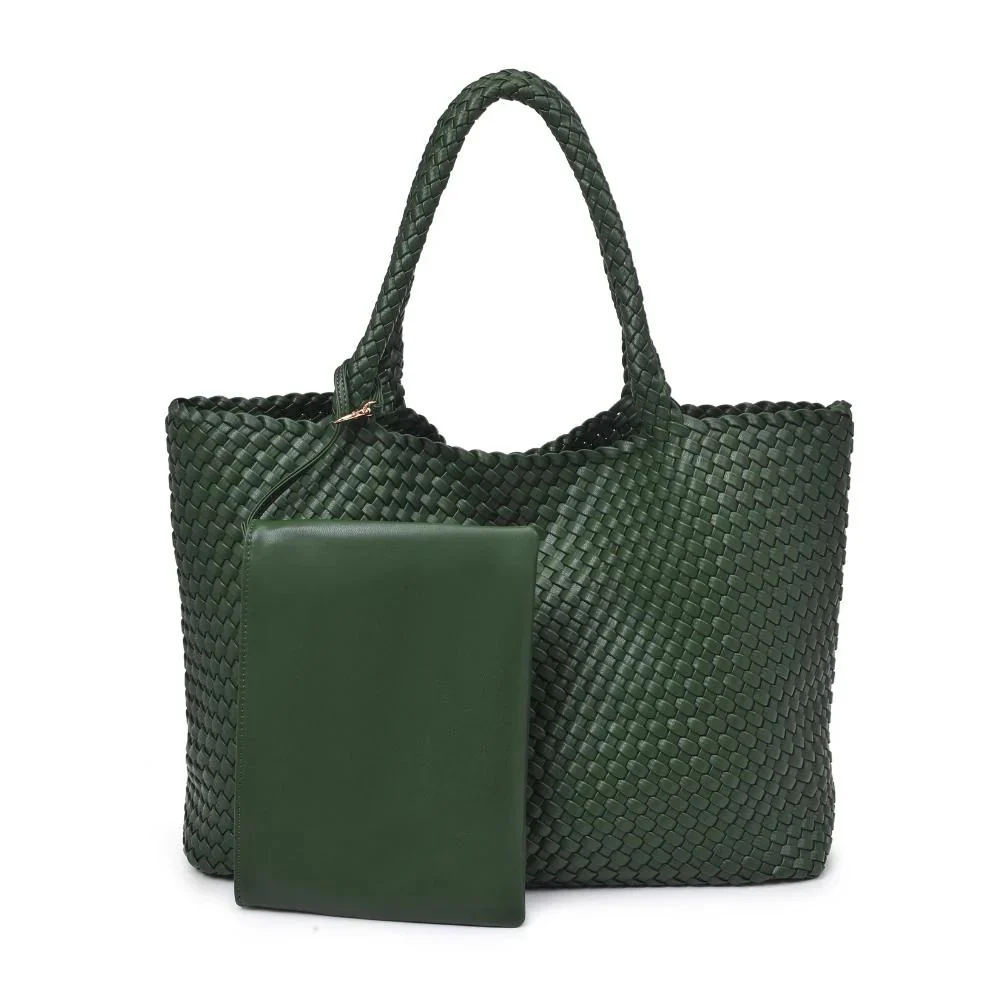 Solana Tote Forest Green - Image 4