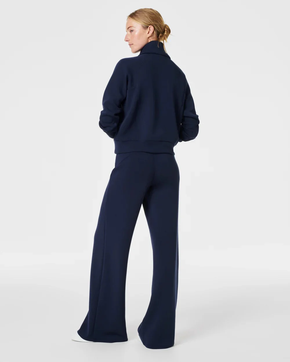 Spanx Air Essentials Wide Leg Pant Timeless Navy - Image 6