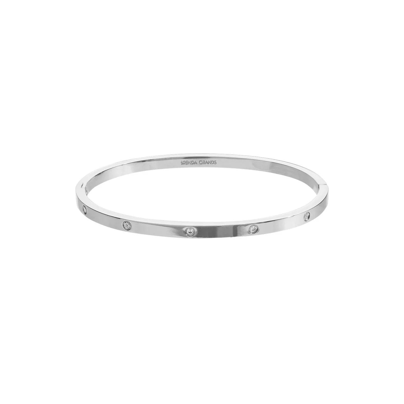 Sparkle Bangle Silver