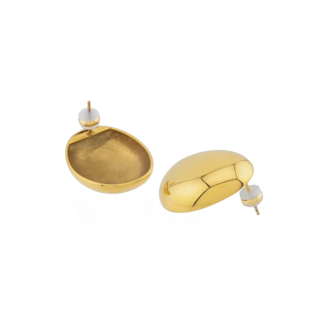 Statement Dome Stud Earrings - Image 3
