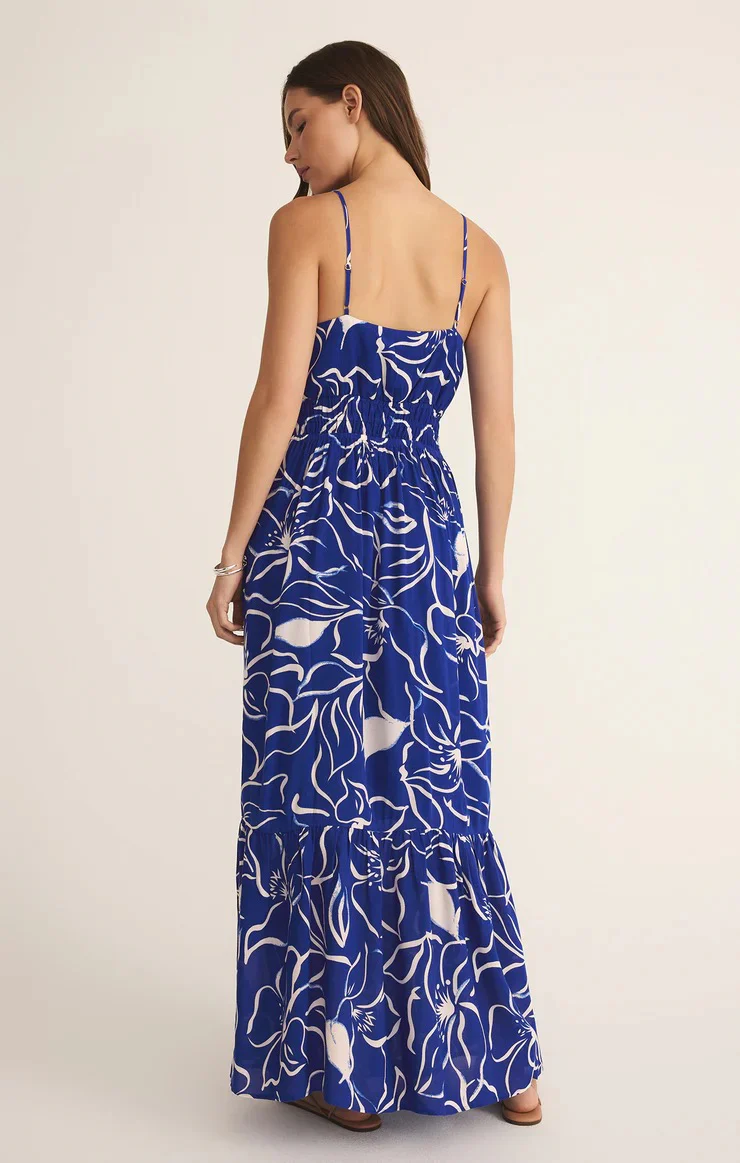 Toluca Cala Floral Maxi Dress Oceanside - Image 3