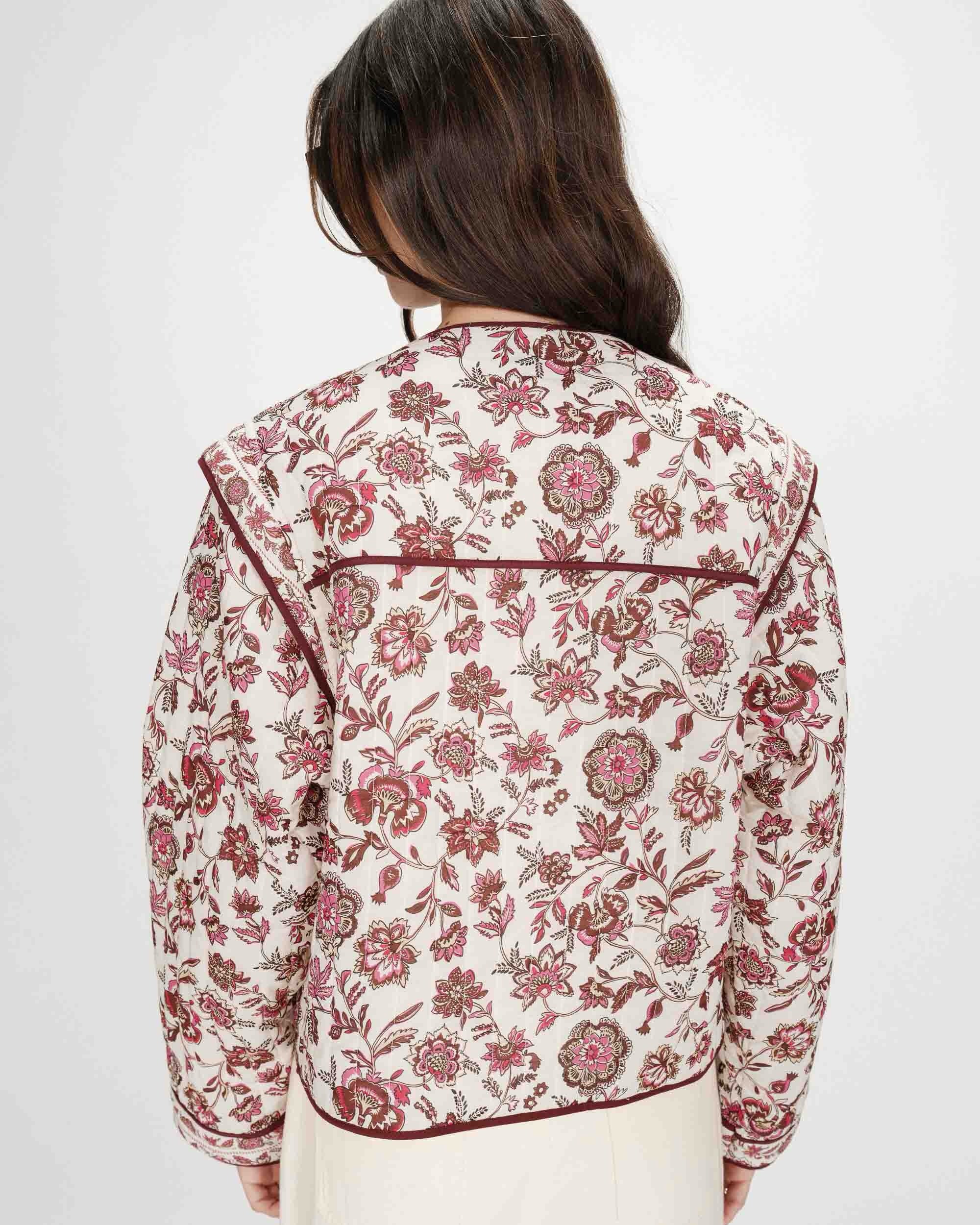 Vahina Quilted Jacket Fleur - Image 4